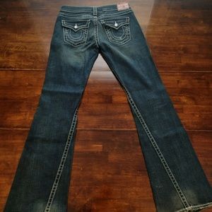 True Religion “diamond white stitch” jeans